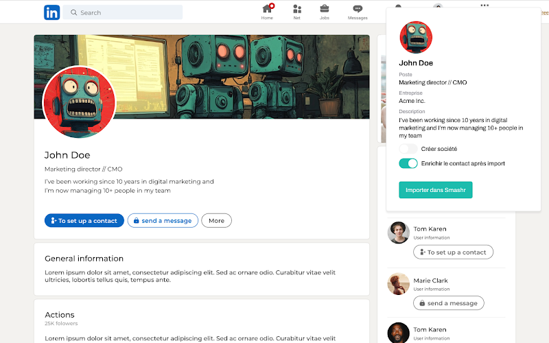 Un CRM qui s'adapte à vos besoins